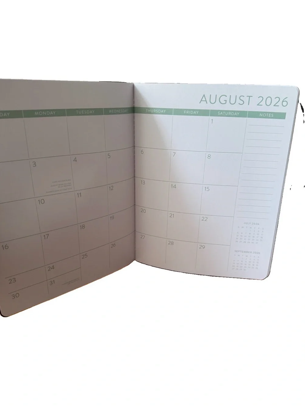 2026-2027 Monthly Planner 17 month Planner Orange Circle Studio Black & White